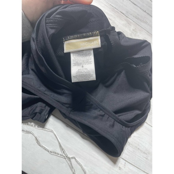 Michael Kors women’s bathingsuit Logo Cutout One-Shoulder One-Piece Swimsuit 8 - Picture 7 of 7